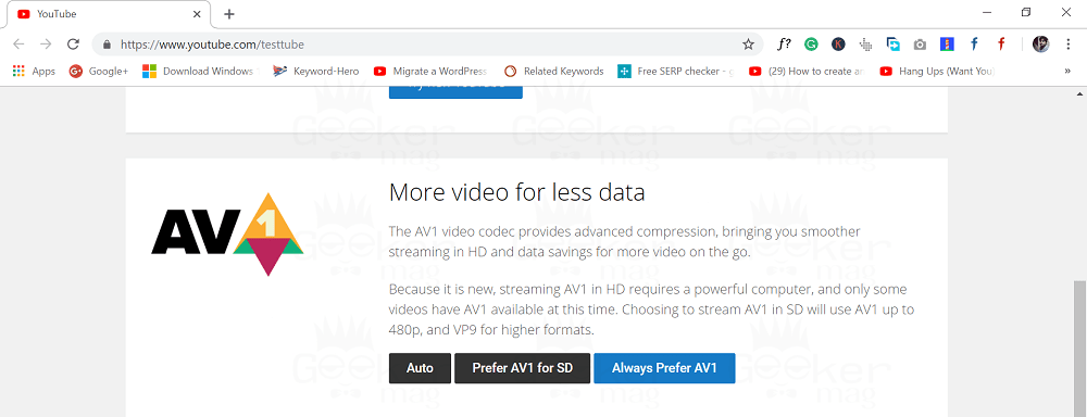 How to Enable AV1 Support on YouTube   Chrome   Firefox Extension - 53
