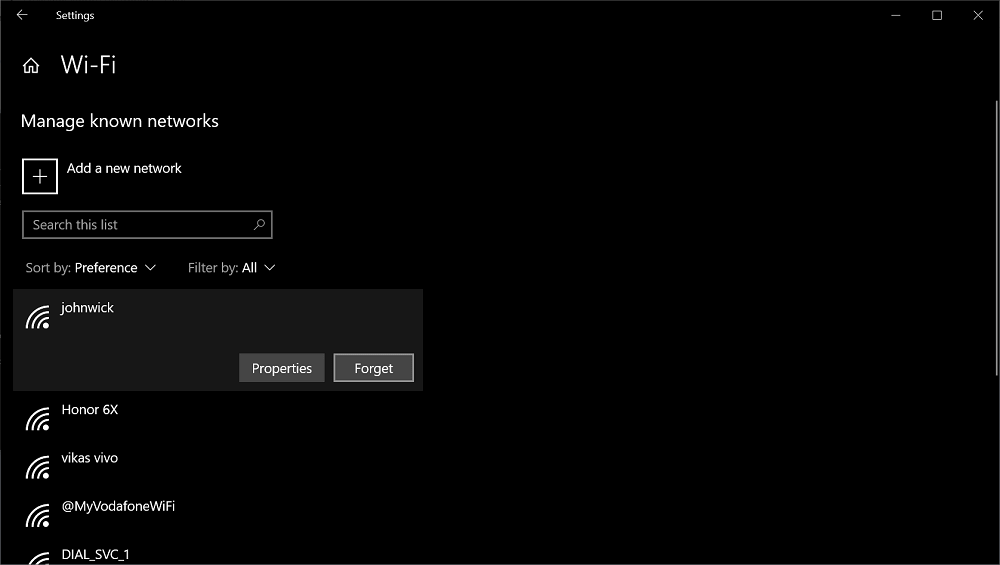 3 Ways   How do I forget a WiFi Network Profile on Windows 10 - 13