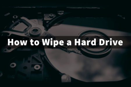 how to wipe a hard drive in windows 10