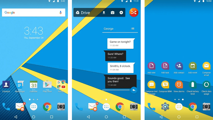 blackberry launcher for android