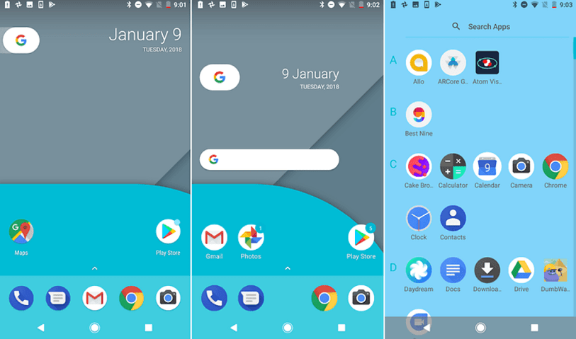 flick launcher for android