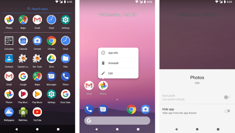 how to delete super launcher android