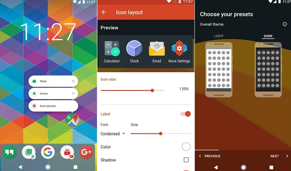 nova launcher for android