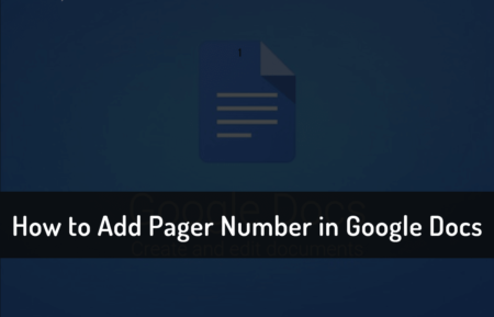 How to Add Page Numbers in Google Docs