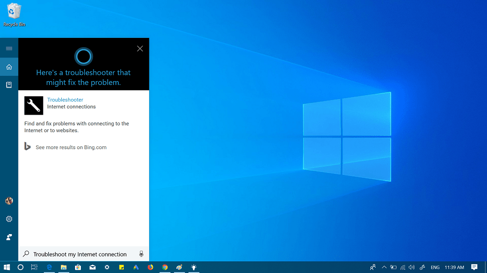 ask cortana to get help in windows 10