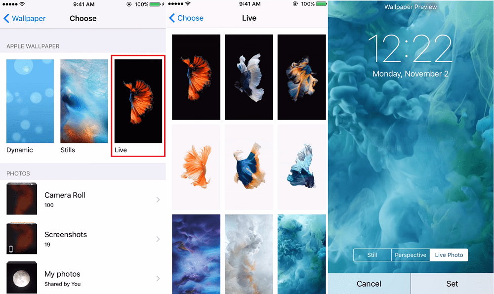 How to Get Apple's Live Fish Wallpapers Back on Your iPhone « iOS & iPhone  :: Gadget Hacks