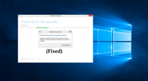 Fix: Modern Setup Host In Windows 10 has Stopped Working