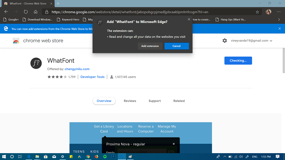 add extension to edge