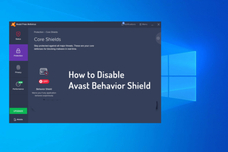 How to Disable Avast Behavior Shield - 2019