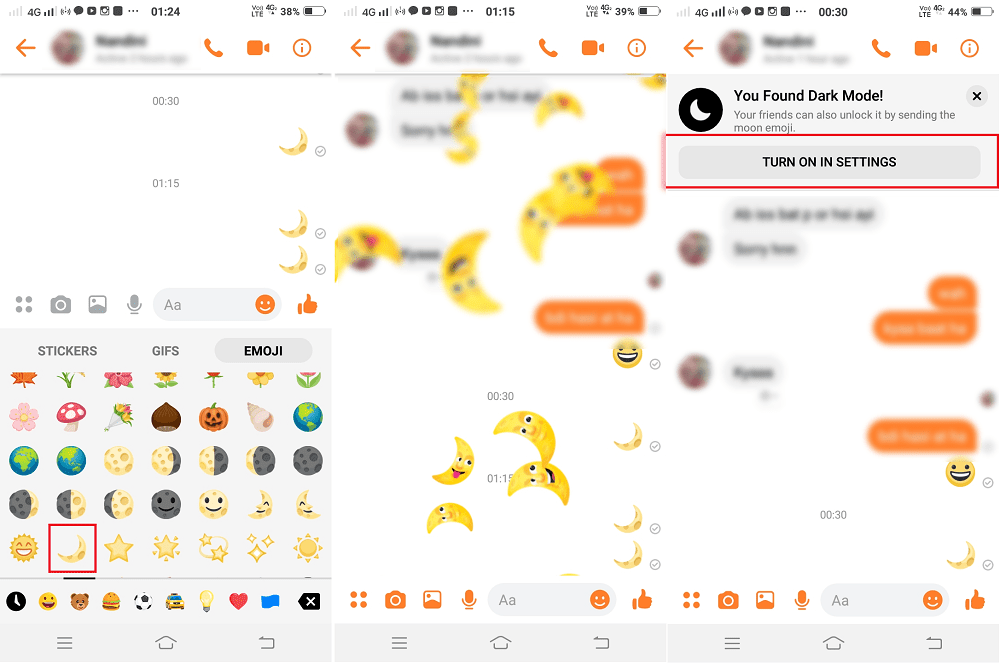 How to Turn On to Enable Dark Mode in Facebook Messenger - 93