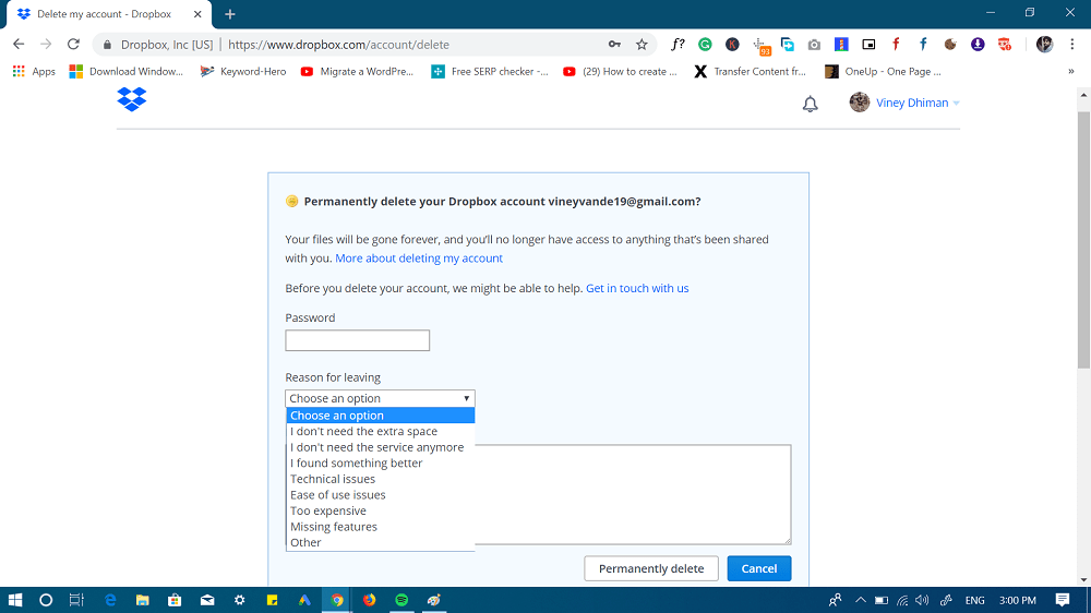 How to Delete and Cancel Dropbox Account   2022 - 61