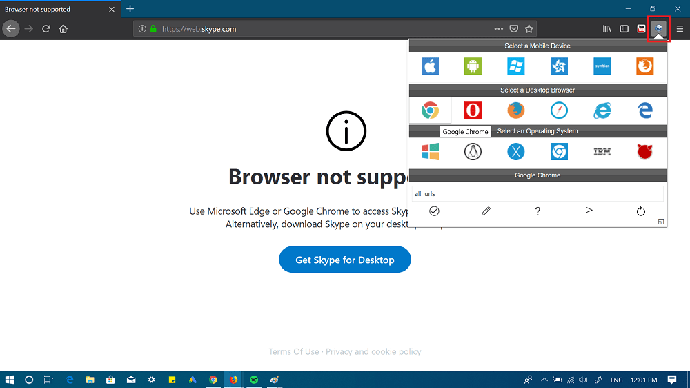 can i use skype in browser