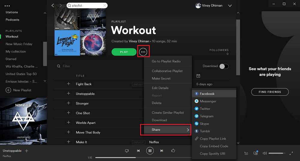 How to Share Your Spotify Playlist With Friends or Someone   2022 - 24