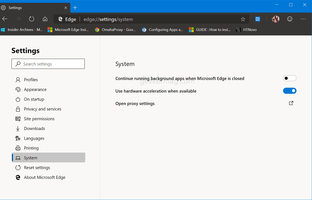 Continue running background apps when Microsoft Edge is closed