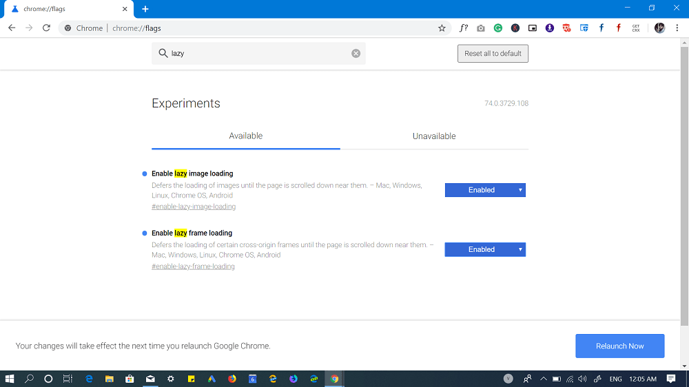 Lazy Loading for Images in Chrome  How to Make it Turn ON   Enable - 33