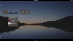 How to run and test mobileshell for desktop on windows 10