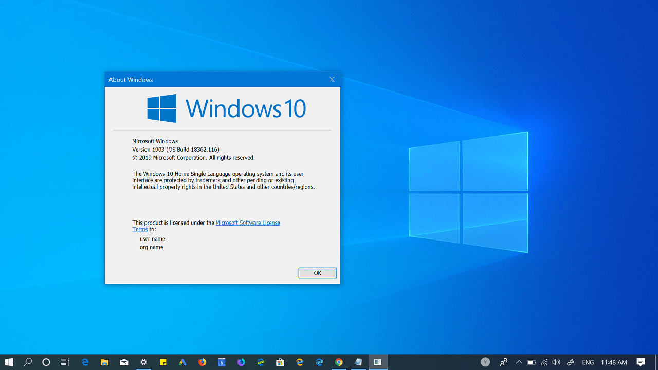 Windows 10 Enterprise 1909. Media creation tool 11 23h2