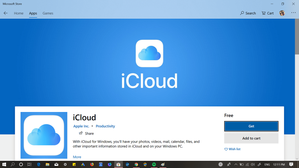 Download iCloud App directly From Microsoft Store for Windows 10 - 49