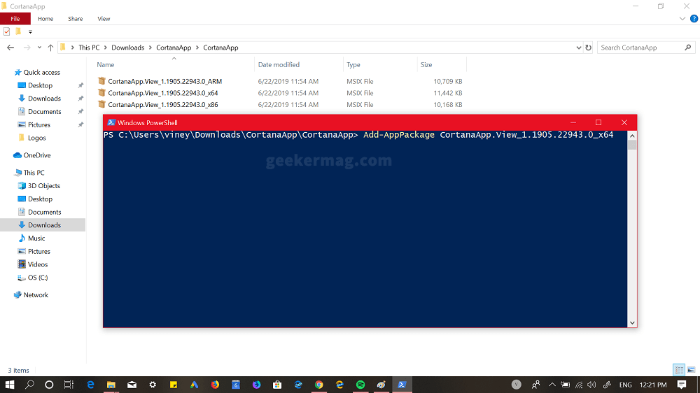 install new cortana app in windows 10 may 2019