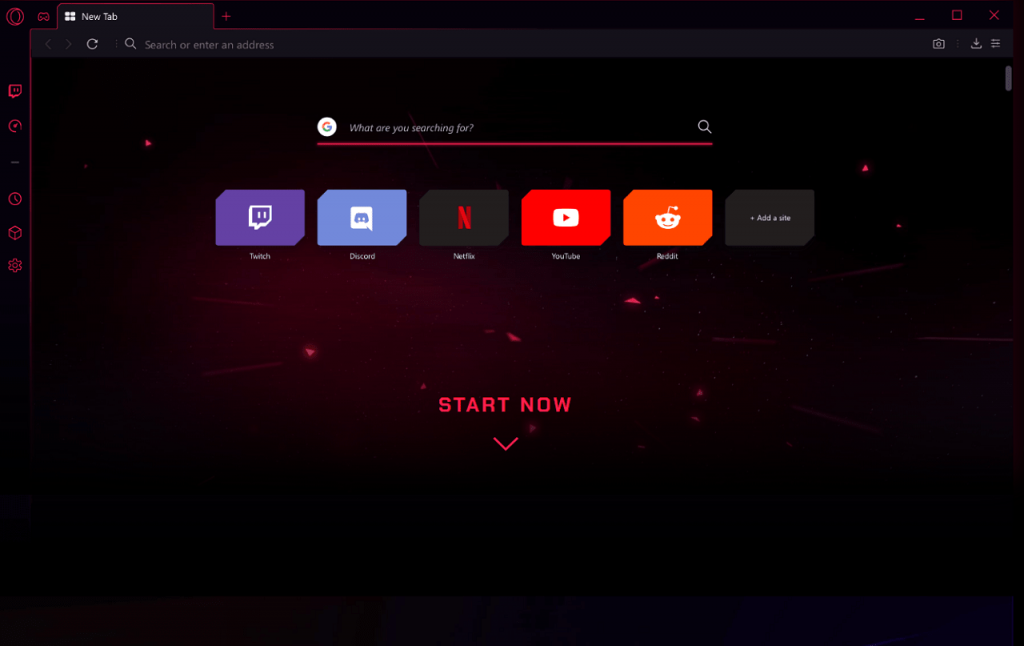 Download Opera GX, New browser dedicated to gamers