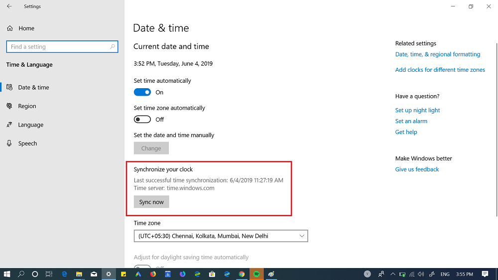 Now its Easy to Synchronize Clock in the Windows 10  2019 Update - 61