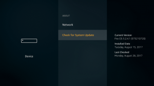 how to update firestick from amazon