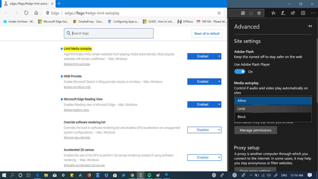 How to Limit Media by Disable   Enable Autoplay in Chromium Edge - 4