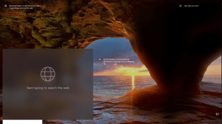 how to enable search box on windows 10 lock screen