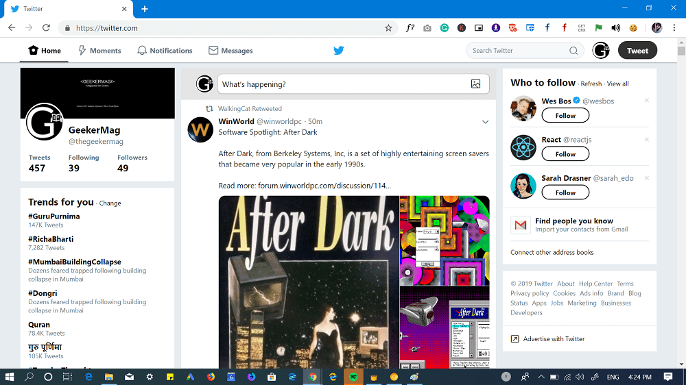 How to Restore   Use Twitter Old Layout  Disable New Interface - 25