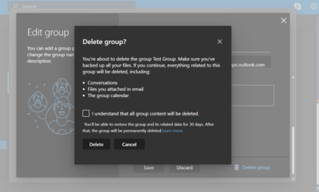 How to Delete a Group in Outlook.com