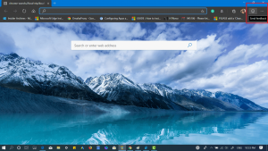 How to Remove Feedback Smiley Button in Microsoft Edge
