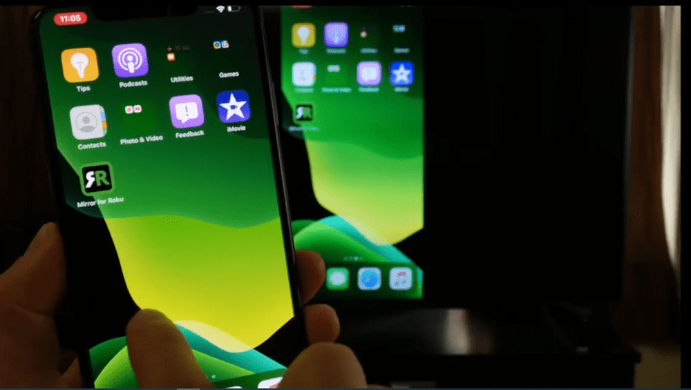 iphone screen mirror roku