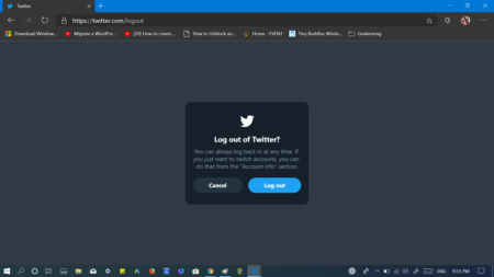 How to Logout from Twitter Account (2019 Redesign)