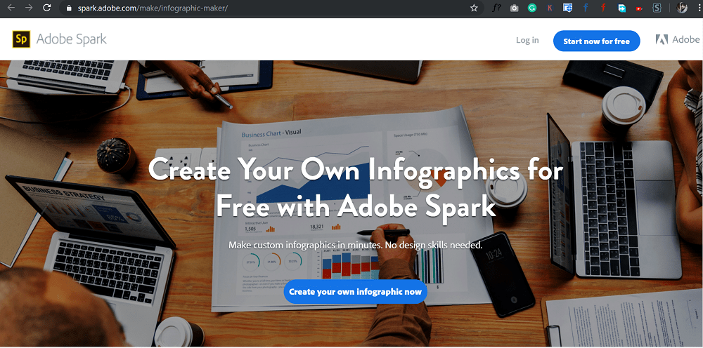 Create Your Own Infographics for
Free with Adobe Spark