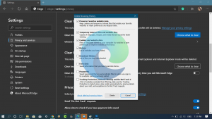 How to Clear Browsing Data for Internet Explorer mode in Edge Chromium
