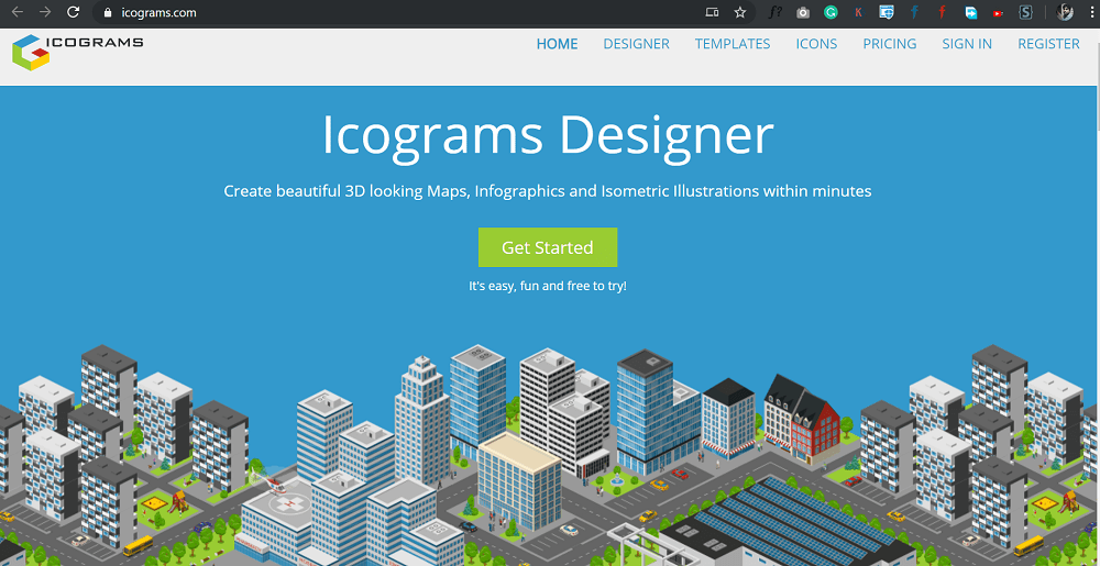 Icograms - create beautiful infographics