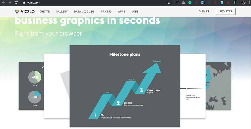 vizzlo - Create charts & business infographics online