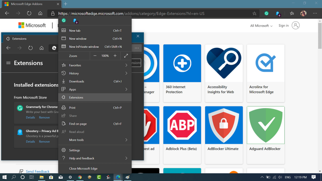 Install  Remove or Turn Off Extensions on Edge Chromium   How to - 34
