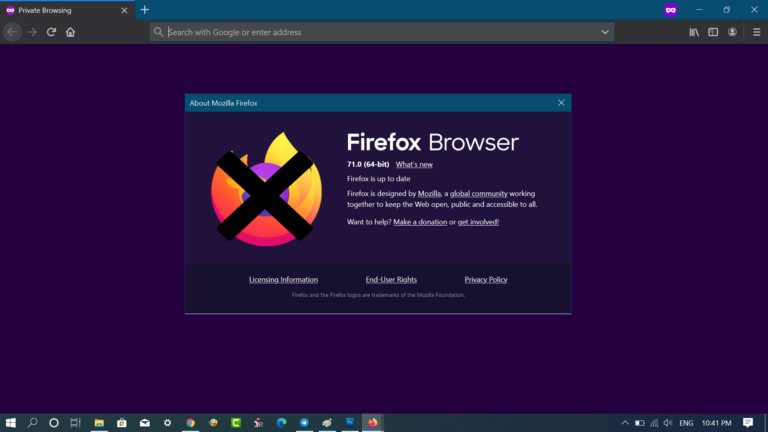 mozilla firefox not opening links after windows 10 update