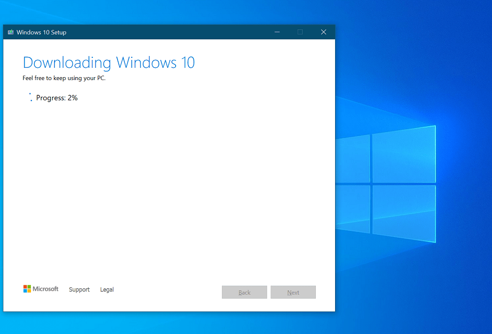 Download Windows 10 Enterprise edition using media creation tool