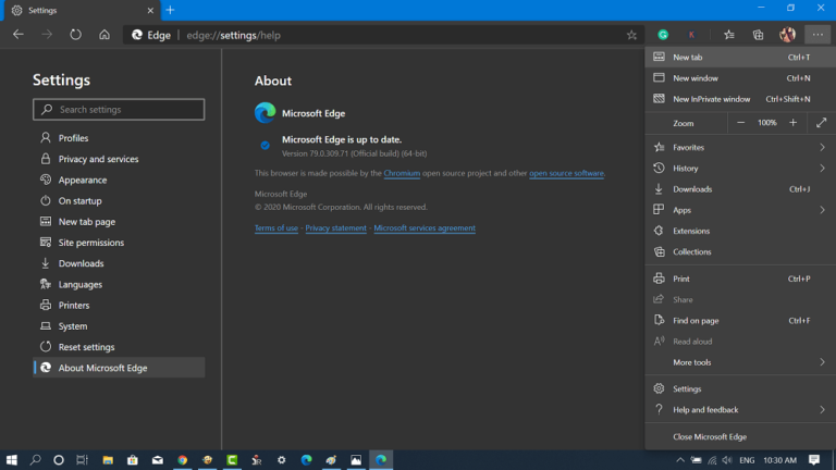 How to Enable Dark Mode in Microsoft Chromium Edge on Windows 10