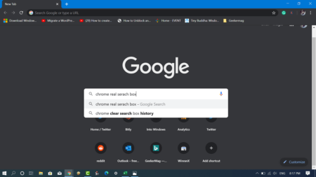 How to Enable Real Search Box on New Tab Page in Google Chrome