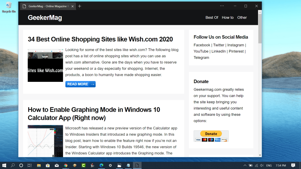 How to Enable Focus Mode in Microsoft Edge Chromium