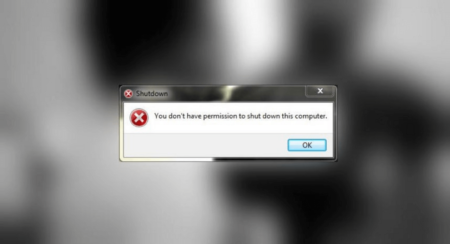 Fix - You Don't Have Permission to Shutdown This Computer Error in Windows 7