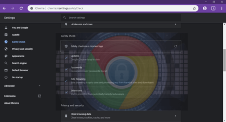 How to Use Safety Check Feature in Google Chrome