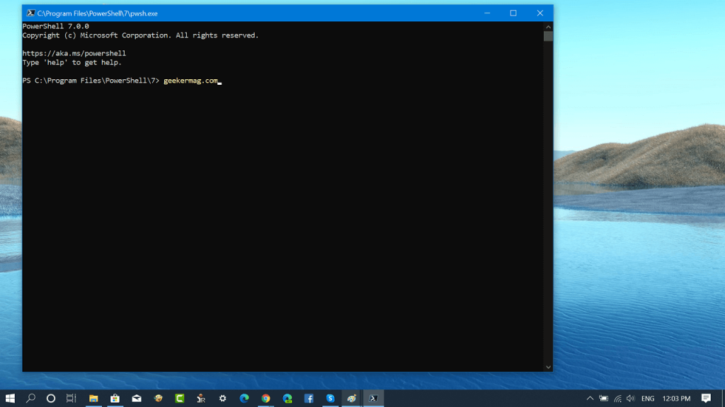 How to Download and Install PowerShell 7 in Windows 10 