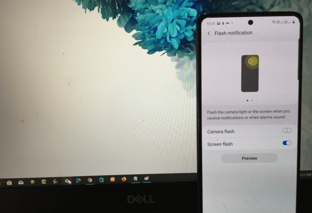 How to Enable LED Flash for Notification in Samsung Galaxy A51