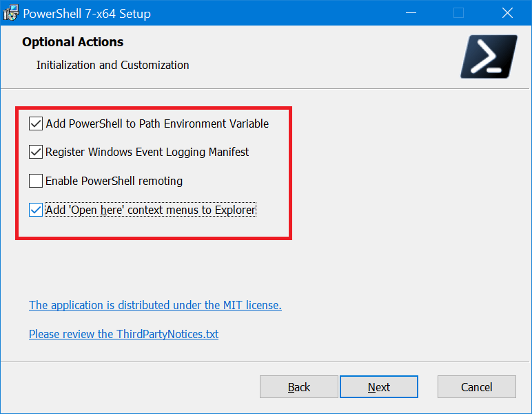 install powershell 7