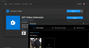 How to Enable AV1 Video Playback Support in Windows 10