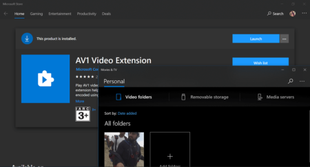 How to Enable AV1 Video Playback Support in Windows 10